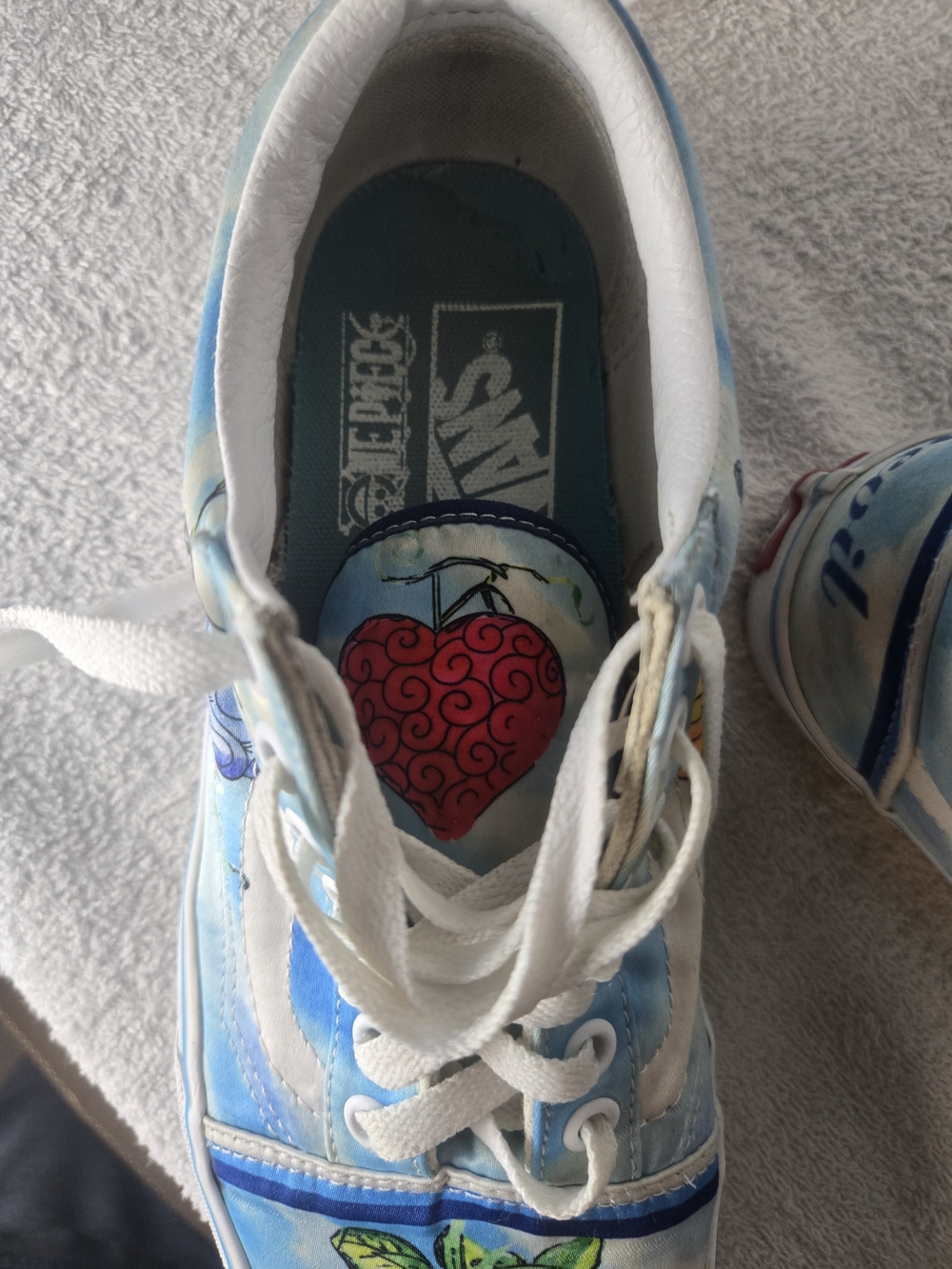 Vans x One Piece "Devil Fruit" Old Skool Custom Sneakers - Picture 9 of 11